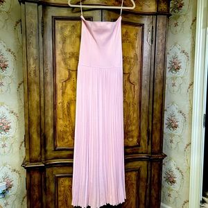 Soft pink long dress